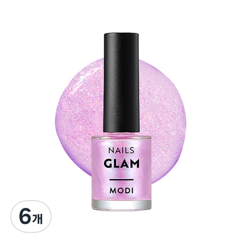 에뛰드 모디 글램 네일즈 9ml, 97호 허니문드림, 6개