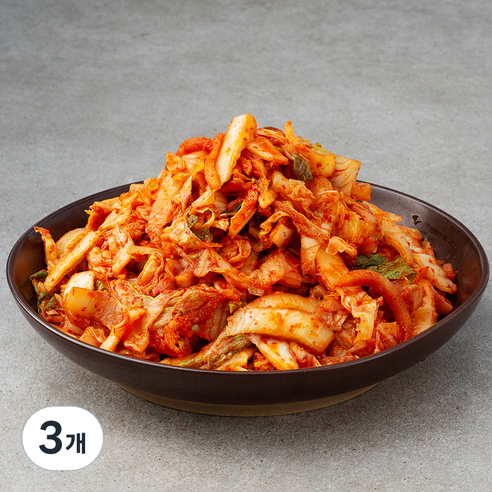 부자가김치 맛채, 2kg, 3개