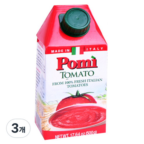 포미 토마토 소스, 500g, 3개