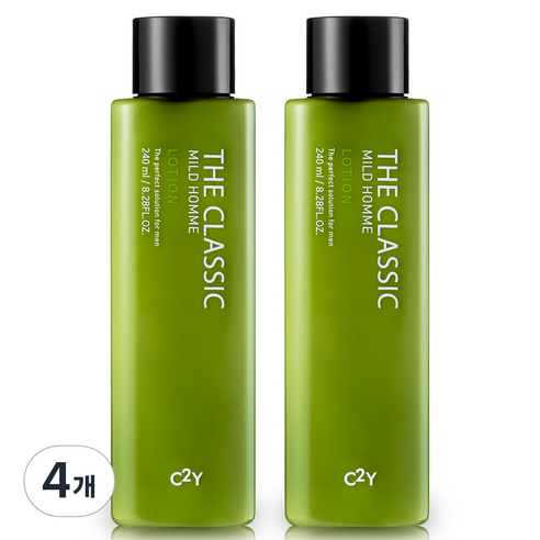 C2Y 더클래식 옴므 마일드 2중 로션, 250ml, 4개