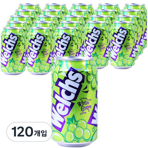 웰치스 청포도, 355ml, 120개입