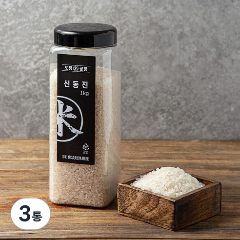 도정공장 신동진 백미, 1kg, 3통