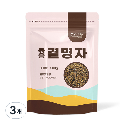 볶음 결명자차, 500g, 3개