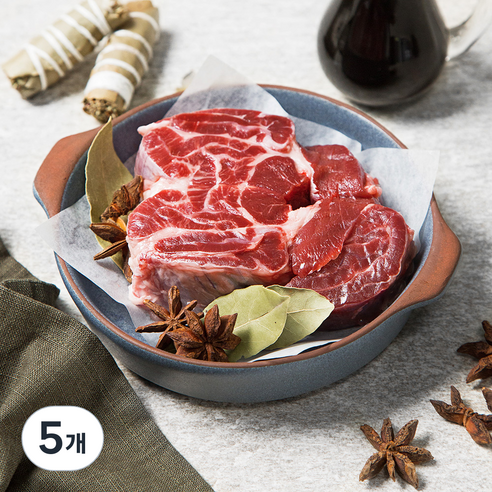 건화 한우 1+ 등급 사태 (냉장), 300g, 5개