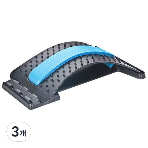 라라미즈 허리 스트레칭 마사지 기구, 3개, 파란색