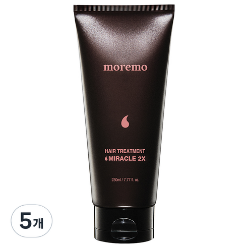모레모 단백질 헤어트리트먼트 미라클 2X, 230ml, 5개