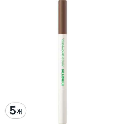 이니스프리 납작 아이브로우 펜슬 0.3g, 7 허니 브라운, 5개