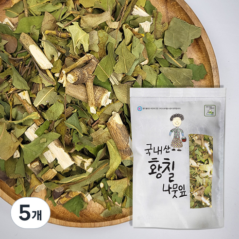 월드블링 국내산 황칠나무잎, 300g, 5개