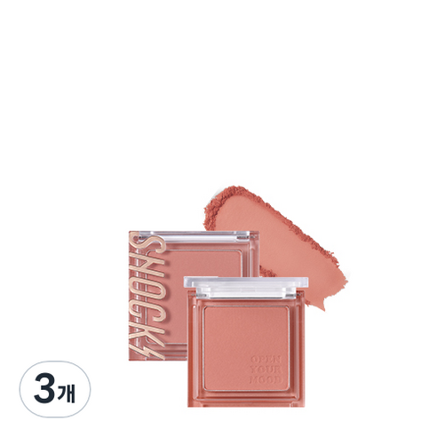 토니모리 더 쇼킹 스핀오프 블러셔 5.5g, 03 탠쥬쥬브, 3개