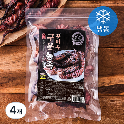 해야미 구운통족 꾸이족 (냉동), 300g, 4개