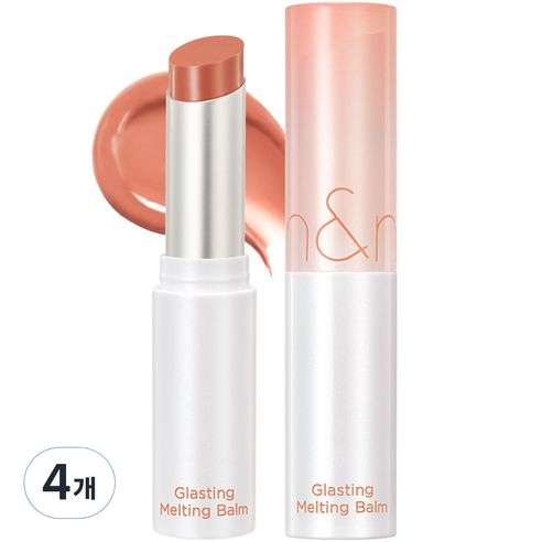 롬앤 글래스팅 멜팅 밤, 01 코코 누드, 3.5g, 4개