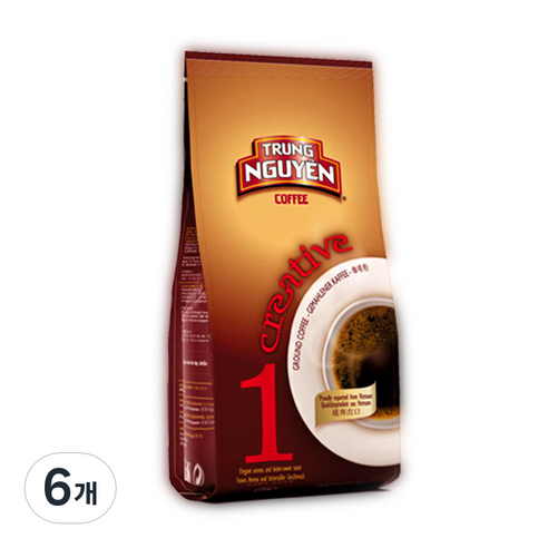 쭝웬 G7 크리에이티브1 250g, 분쇄, 6개