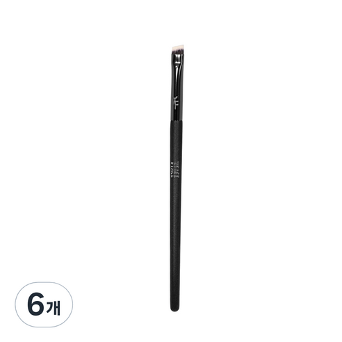 칠페이스 다크그레이 344 앵글 아이브로우 브러쉬, 혼합색상, 6개