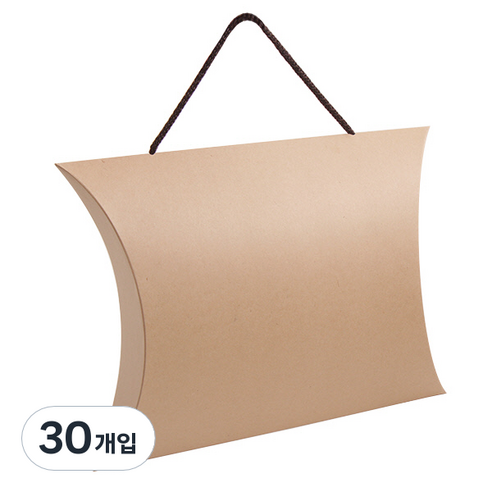 봄91 끈손잡이 다용도 끈손잡이 베개상자 특대 32 x 27 + 9 cm, 혼합 색상, 30개입