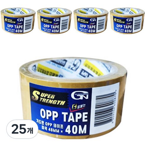 가드맨 OPP 테이프 미색 48mm x 40m, 25개