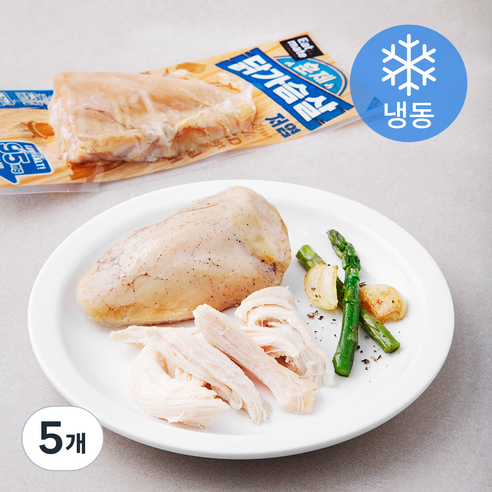 잇메이트 훈제 닭가슴살 저염 (냉동), 100g, 5개