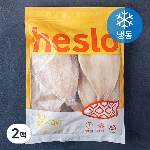 해슬로 깔끔한 손질 가자미 (냉동), 1.5kg, 2팩