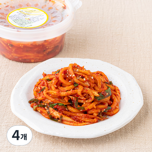 반찬천국 무생채, 250g, 4개