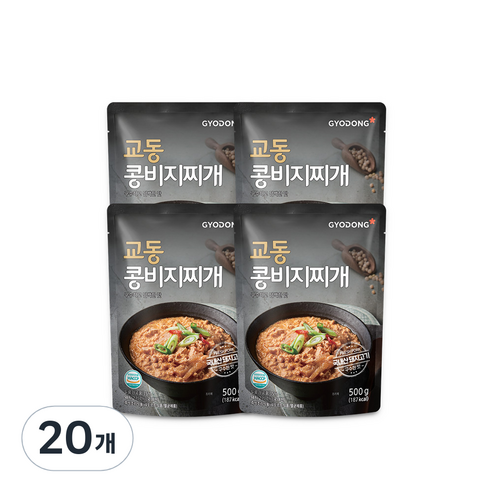 교동 콩비지찌개, 500g, 20개