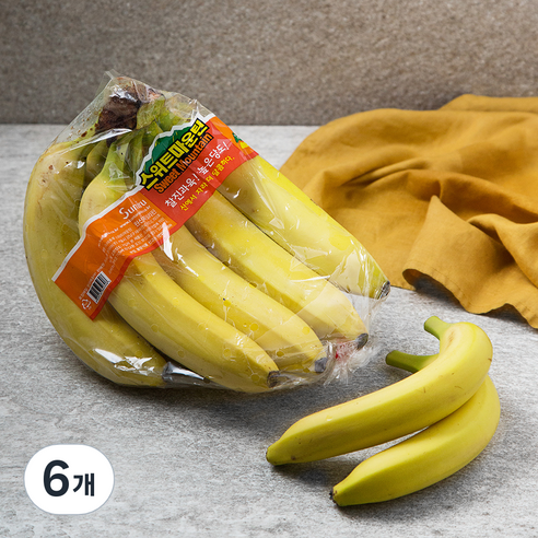 스미후루 스위트마운틴 바나나, 1.5kg내외, 6개