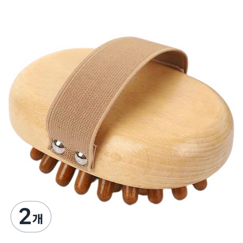 도이뮤 바디 괄사 마사지기 18, 혼합색상, 2개