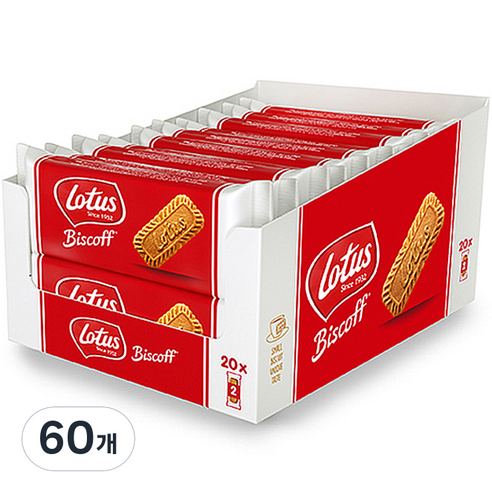 로투스 비스코프 트윈팩, 25g, 60개