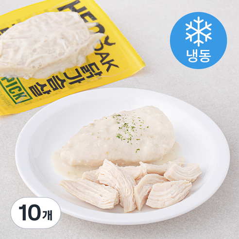 허닭 PICK 소스 통 닭가슴살 와사비마요맛 (냉동), 100g, 10개