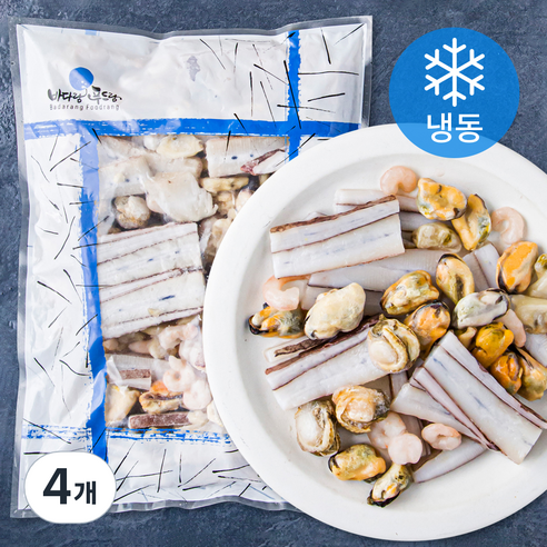 THE 더착한 해물 모듬 5종 (냉동), 800g, 4개