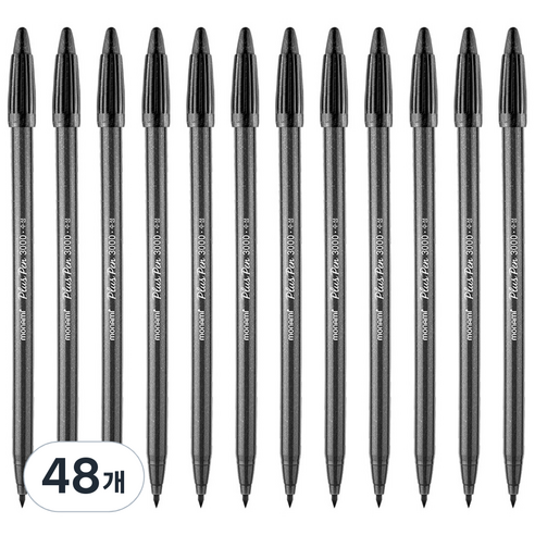 모나미 3000 피그먼트 프러스펜 0.4mm, NG 7 스틸그레이, 48개