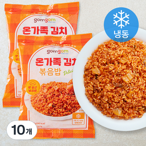곰곰 온가족 김치볶음밥 (냉동), 200g, 10개