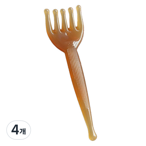 비레오 두피 전신 공용 마사지 괄사스틱, 4개, 혼합색상
