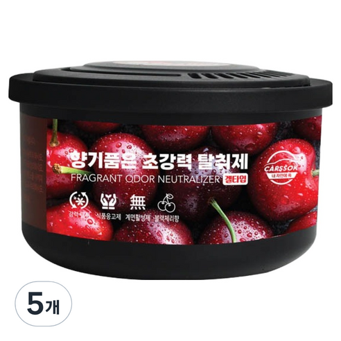 카쏙 향기품은 탈취제 블랙체리향, 5개