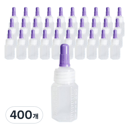 메디팩토리 PE 말랑이 투약병 이중긴마개 12ml, 400개