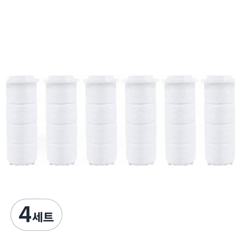 필터클래스 바디럽 퓨어썸 베이직 주방 핸디형 호환 염소필터 x 6p 세트, 4세트, 무향