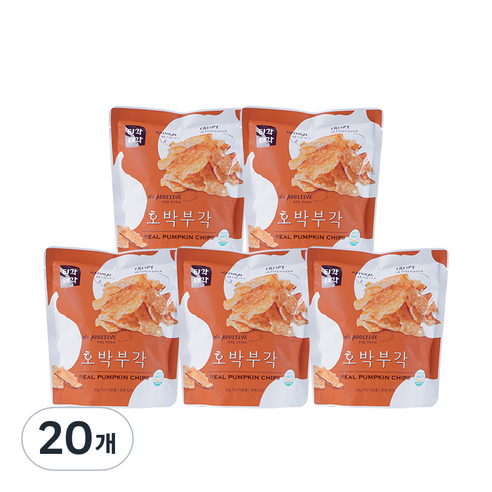 티각태각 호박부각, 30g, 20개