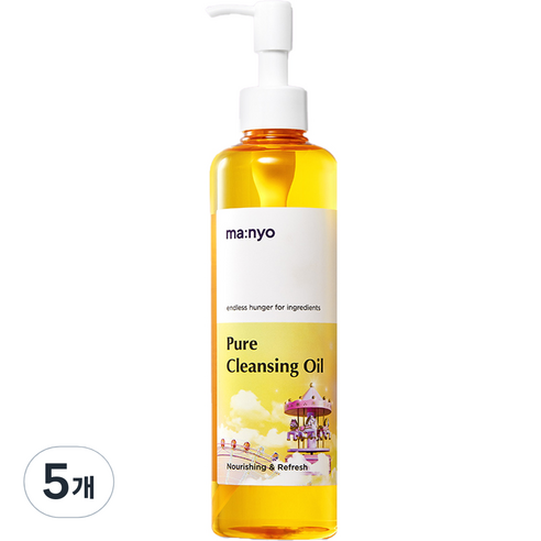 마녀공장 퓨어 클렌징 오일, 300ml, 5개