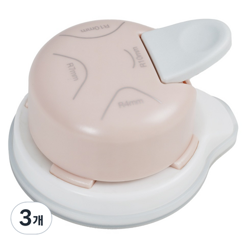 Genmes 4 in 1 멀티 코너라운더 모양펀치 9Z1CW, 3개