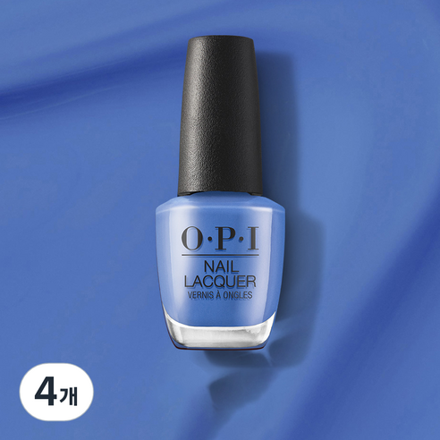 오피아이 네일락커 매니큐어, S033 Dream Come Blue, 4개, 15ml