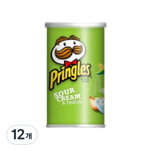 프링글스 양파맛, 53g, 12개