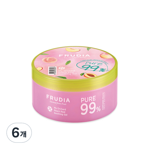 후르디아 마이 오차드 복숭아 리얼 수딩젤, 300ml, 6개