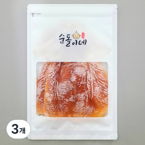 순돌이네 마른오징어 몸통, 3개, 120g