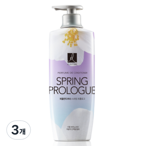 엘라스틴 퍼퓸 컨디셔너 스프링 프롤로그, 600ml, 3개
