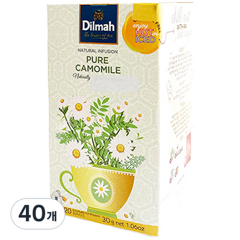 딜마 Funtea 카모마일, 1.5g, 20개입, 2개
