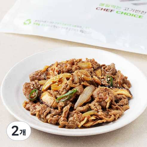 셰프초이스 한돈양념돼지불고기, 400g, 2개