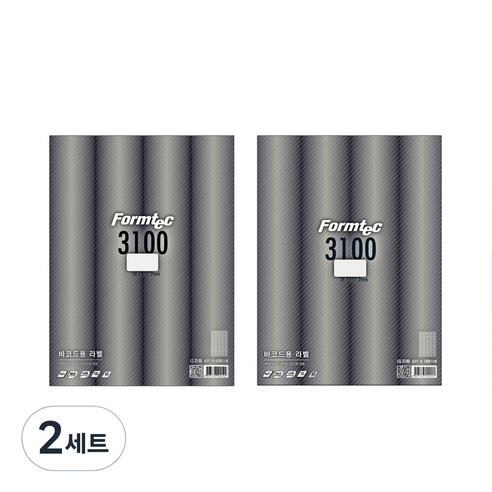 폼텍 분류표기용 라벨지 LS 100p + LQ 20p 세트 LS-3142 LQ-3142, 2세트, 42칸
