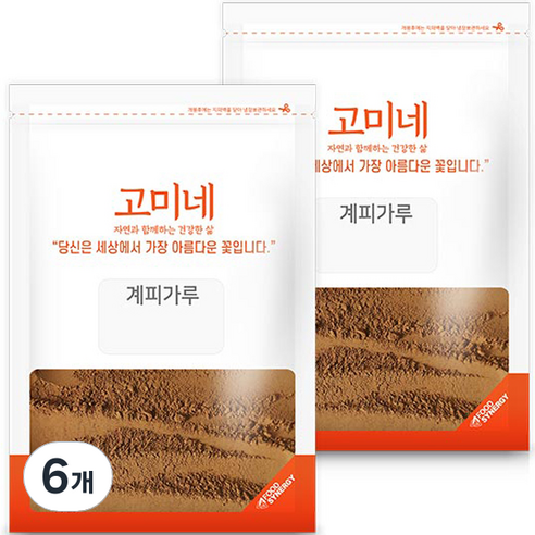 고미네 계피가루, 300g, 6개