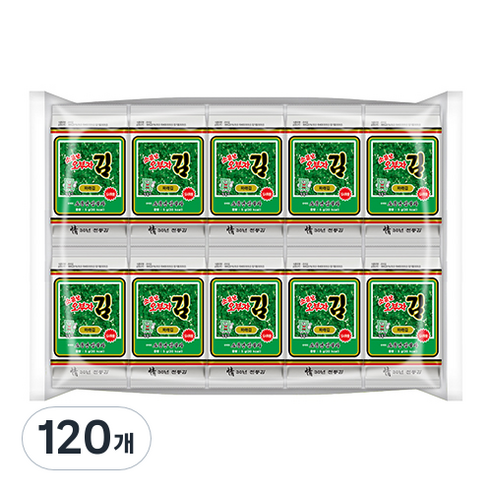 소문난오부자 파래 도시락김 20p, 5g, 120개