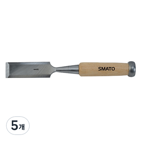 스마토 나무자루 목공용끌 C1121975 SM-FC50W, 5개