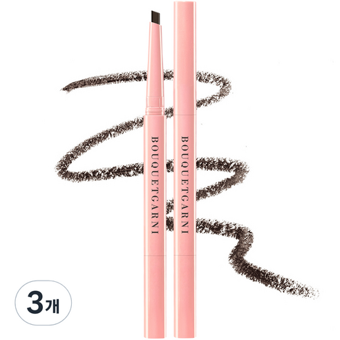 부케가르니 오토펜슬 슬림 아이브로우 0.2g, 그레이브라운, 3개