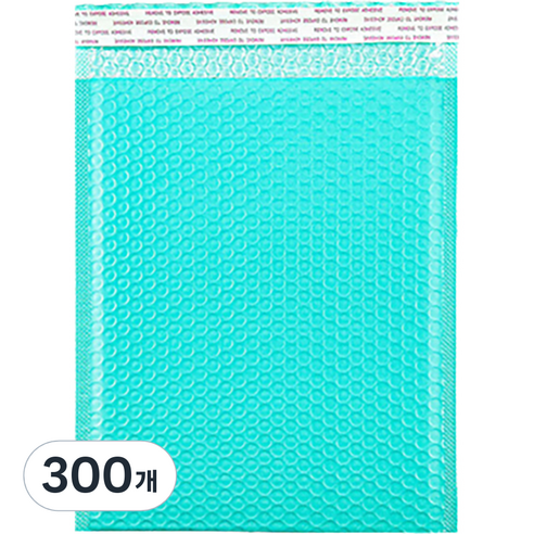 마켓감성 컬러 안전 봉투 민트, 300개